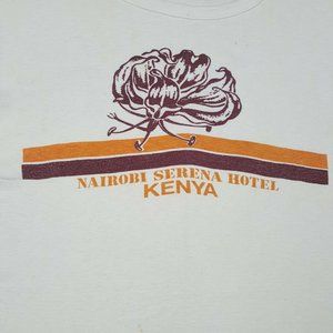 SOLD Vtg 70s Nairobi Serena Hotel Kenya T-Shirt 38